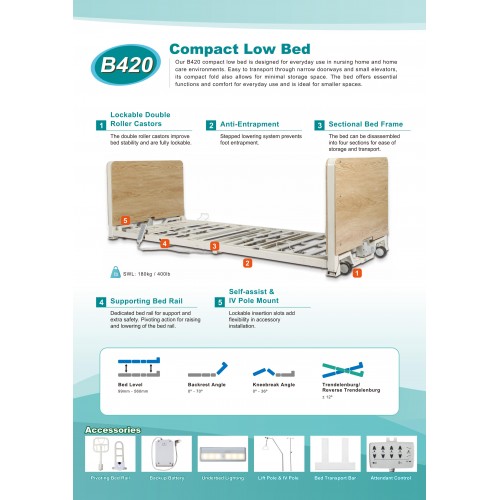 B420 COMPACT LOW BED