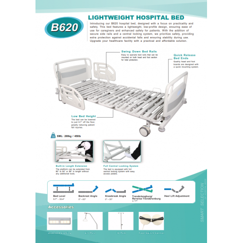 Lightweight Hospital Bed