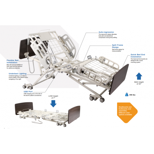 Split Frame LTC Low Bed